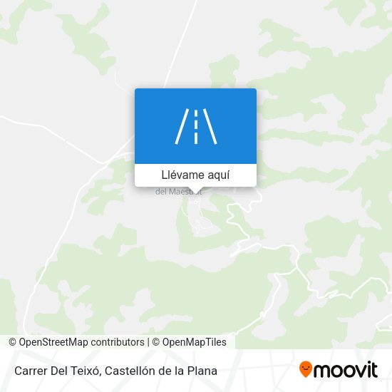 Mapa Carrer Del Teixó