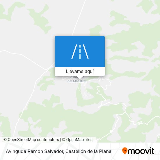 Mapa Avinguda Ramon Salvador