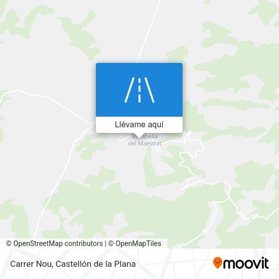 Mapa Carrer Nou