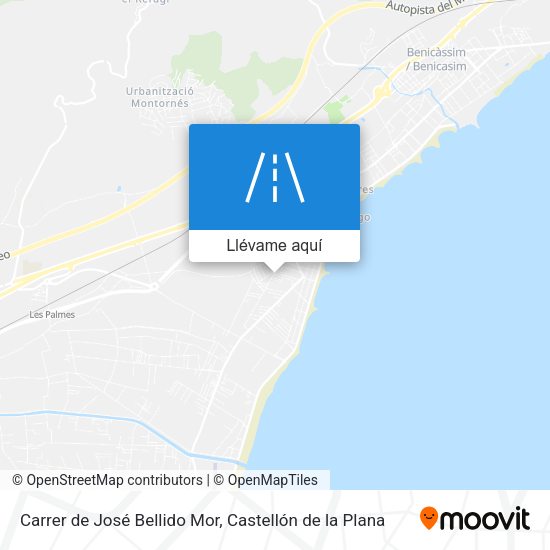 Mapa Carrer de José Bellido Mor