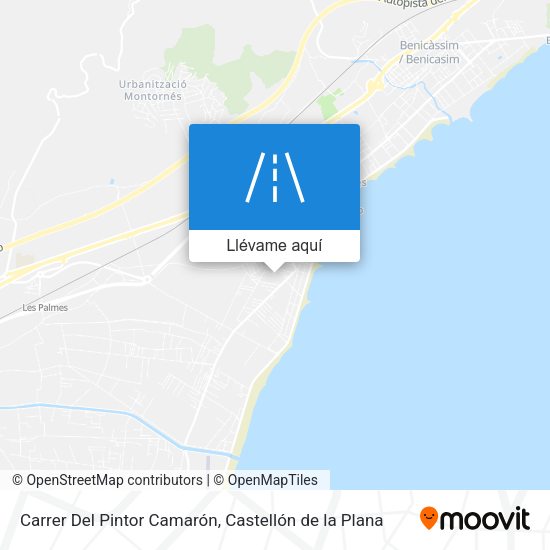Mapa Carrer Del Pintor Camarón
