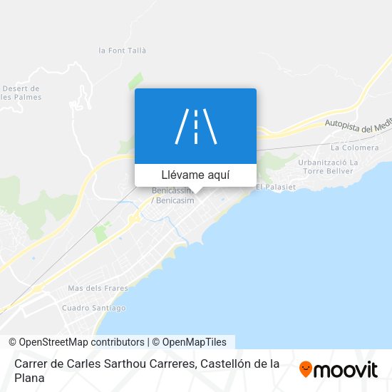 Mapa Carrer de Carles Sarthou Carreres