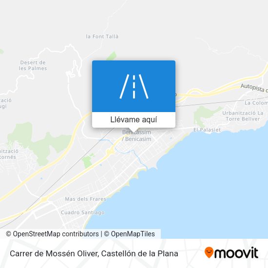 Mapa Carrer de Mossén Oliver