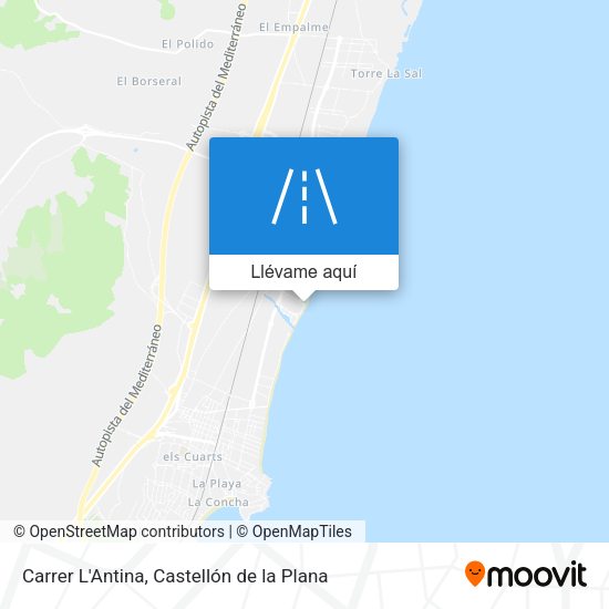 Mapa Carrer L'Antina