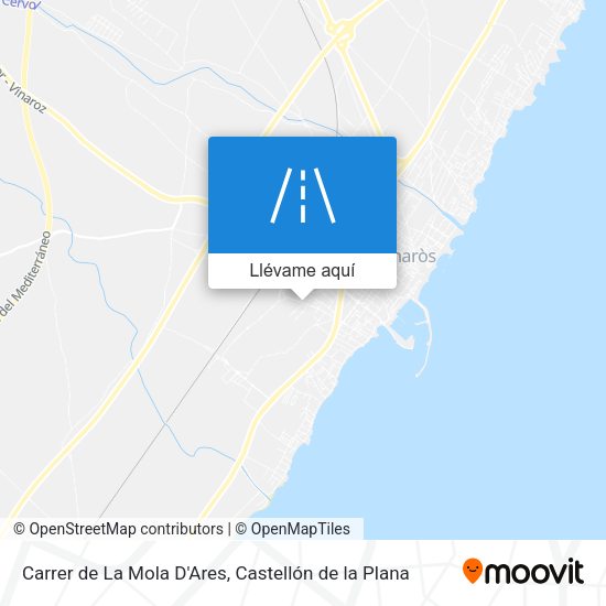 Mapa Carrer de La Mola D'Ares