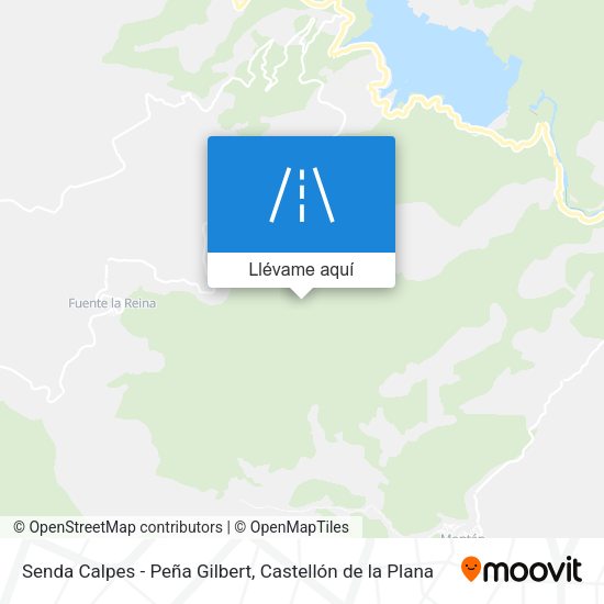Mapa Senda Calpes - Peña Gilbert