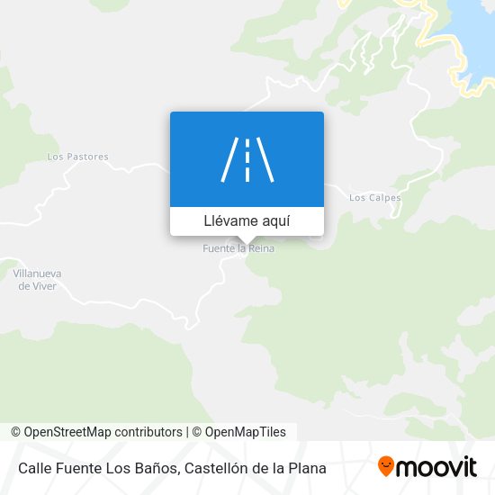 Mapa Calle Fuente Los Baños