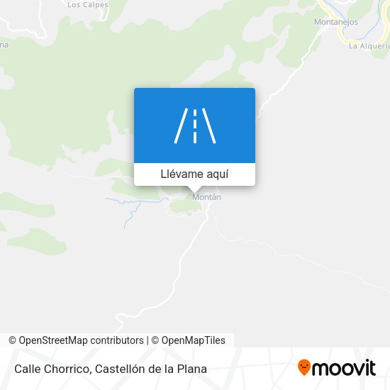 Mapa Calle Chorrico