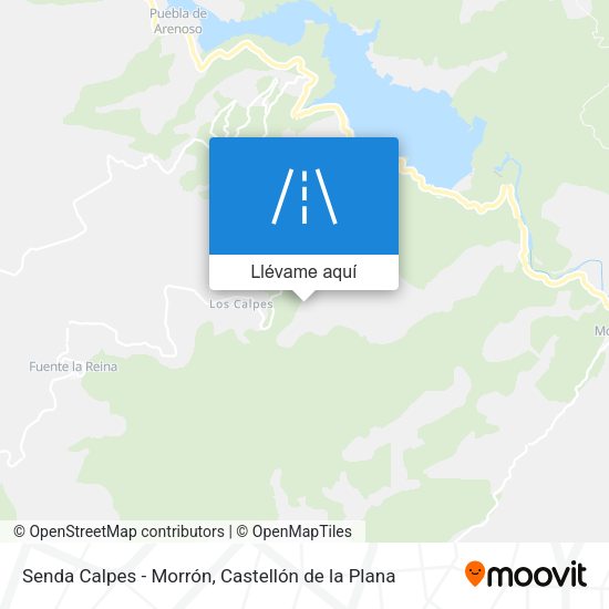 Mapa Senda Calpes - Morrón