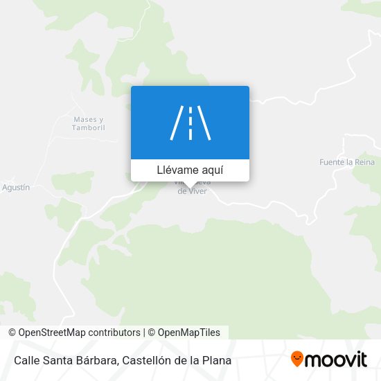 Mapa Calle Santa Bárbara
