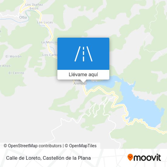Mapa Calle de Loreto