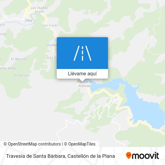 Mapa Travesía de Santa Bárbara