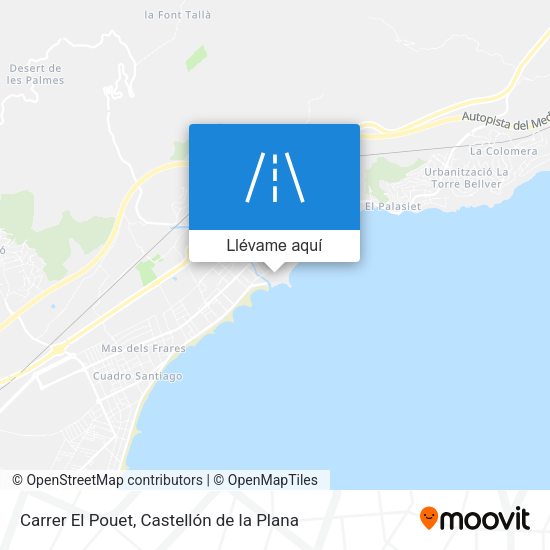 Mapa Carrer El Pouet