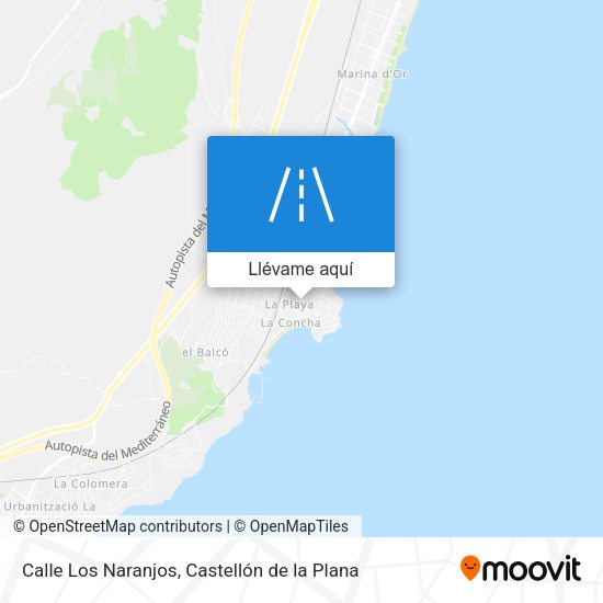 Mapa Calle Los Naranjos