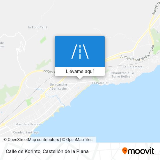 Mapa Calle de Korinto