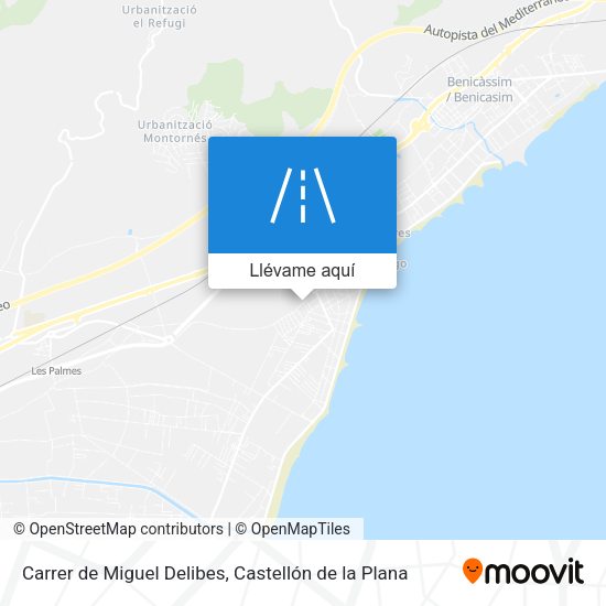 Mapa Carrer de Miguel Delibes