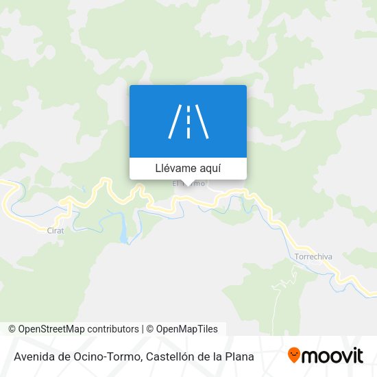 Mapa Avenida de Ocino-Tormo