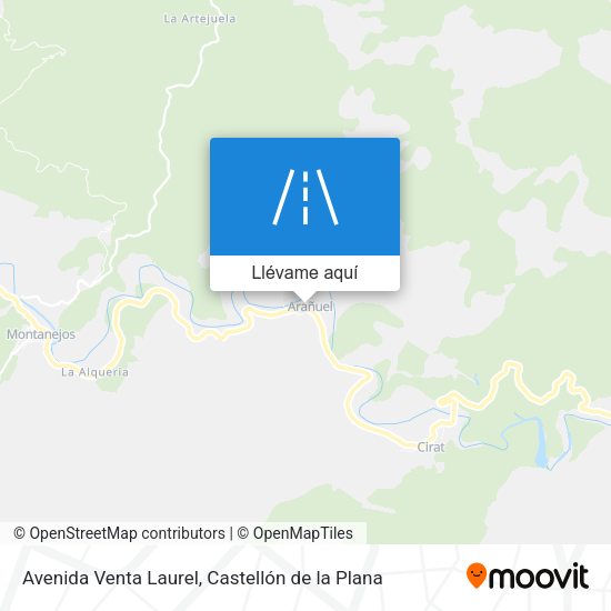 Mapa Avenida Venta Laurel