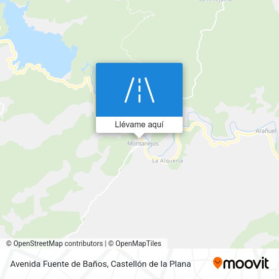 Mapa Avenida Fuente de Baños