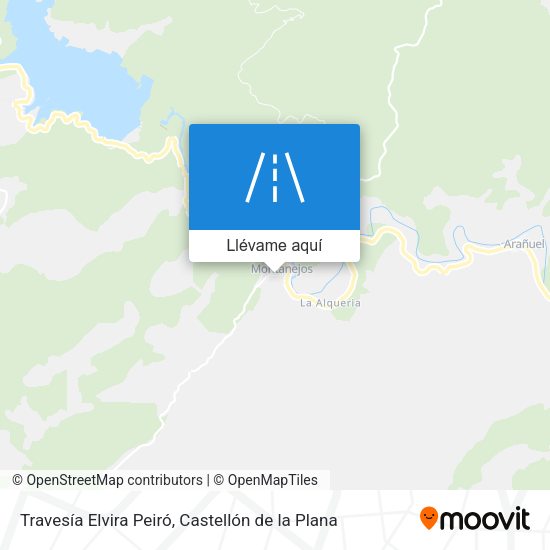 Mapa Travesía Elvira Peiró