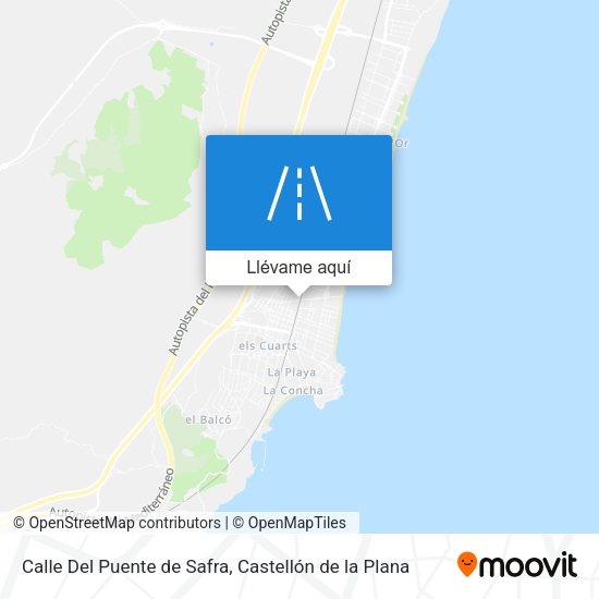 Mapa Calle Del Puente de Safra