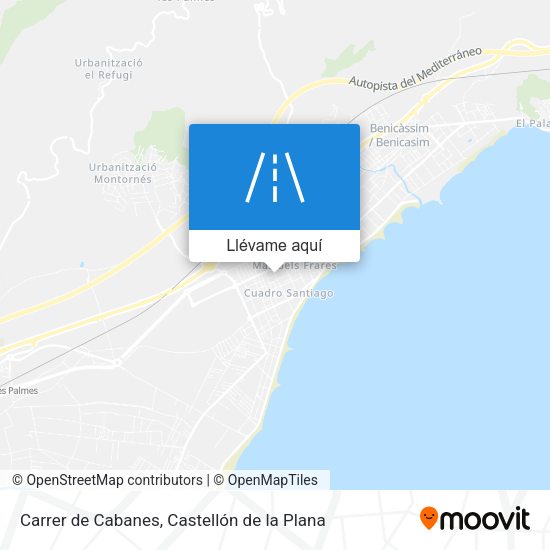 Mapa Carrer de Cabanes
