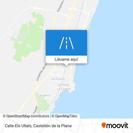Mapa Calle Els Ullals