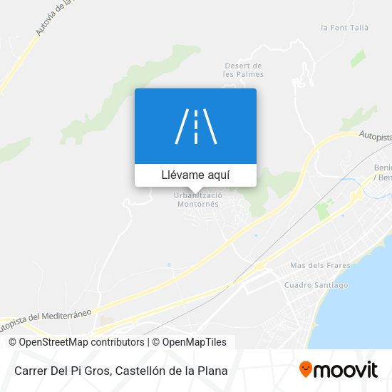 Mapa Carrer Del Pi Gros