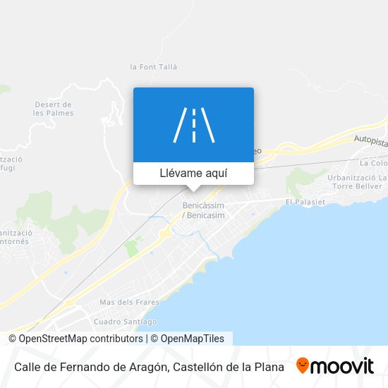 Mapa Calle de Fernando de Aragón