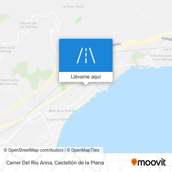Mapa Carrer Del Riu Anna