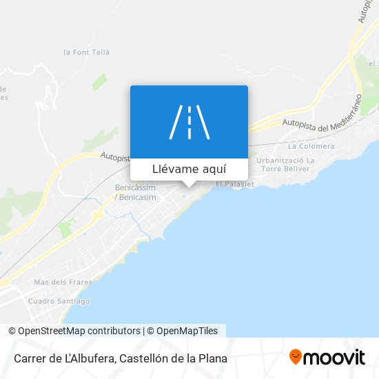 Mapa Carrer de L'Albufera