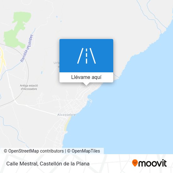 Mapa Calle Mestral