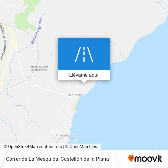 Mapa Carrer de La Mesquida