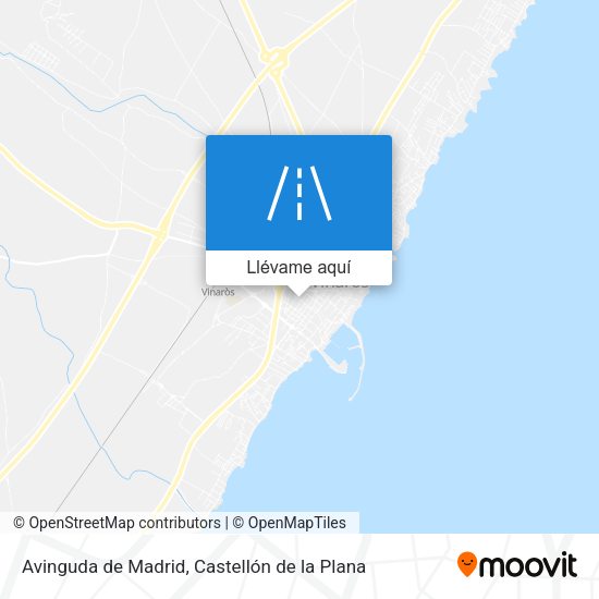 Mapa Avinguda de Madrid