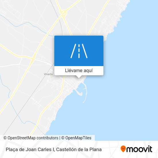 Mapa Plaça de Joan Carles I