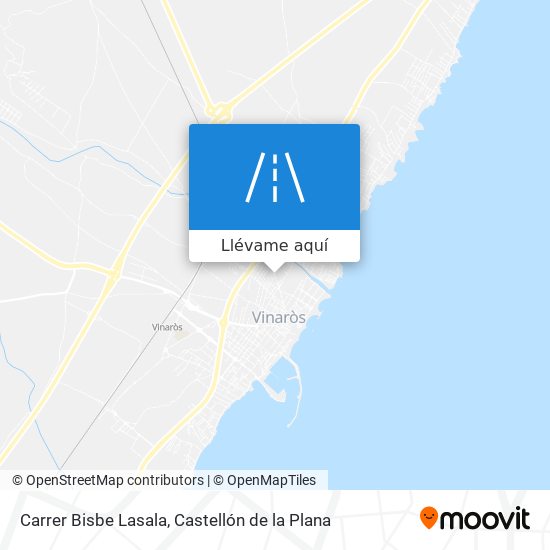 Mapa Carrer Bisbe Lasala