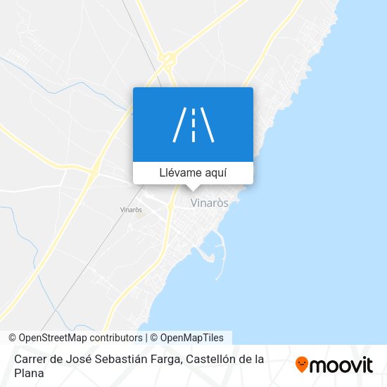 Mapa Carrer de José Sebastián Farga
