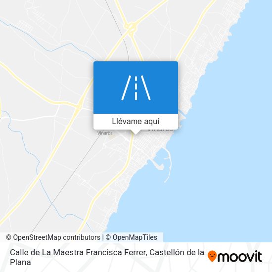 Mapa Calle de La Maestra Francisca Ferrer