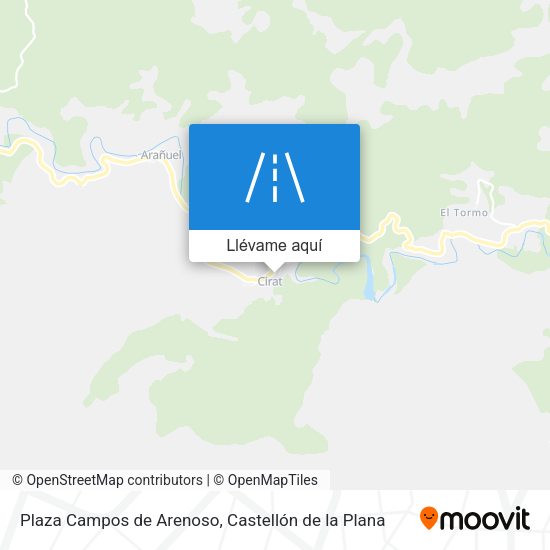 Mapa Plaza Campos de Arenoso
