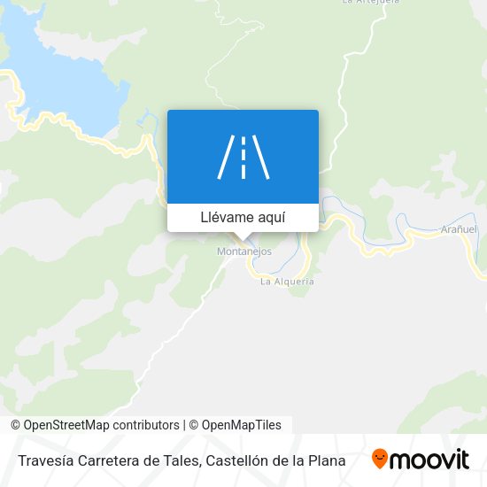 Mapa Travesía Carretera de Tales