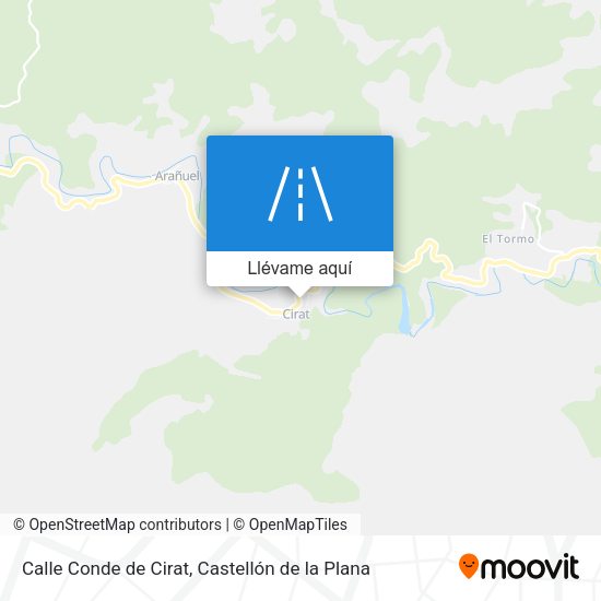 Mapa Calle Conde de Cirat