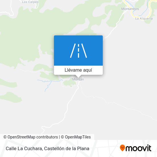 Mapa Calle La Cuchara