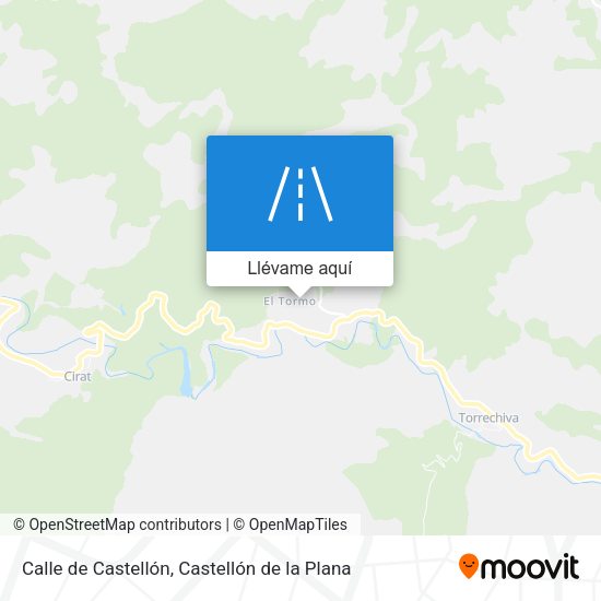 Mapa Calle de Castellón