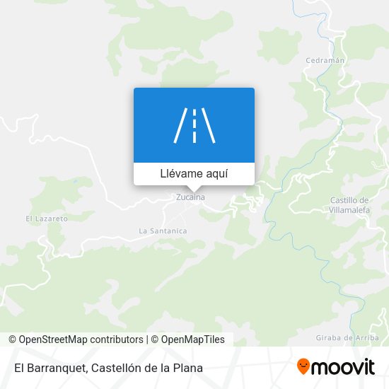 Mapa El Barranquet