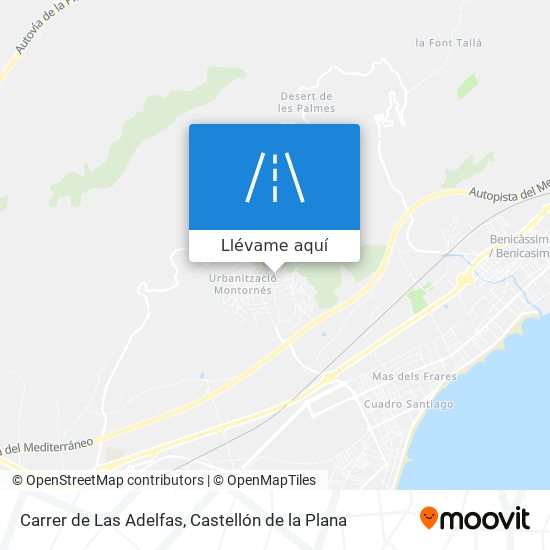 Mapa Carrer de Las Adelfas