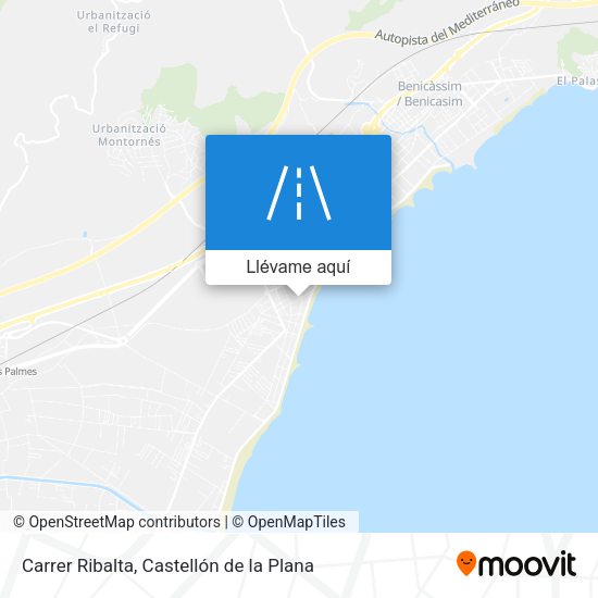 Mapa Carrer Ribalta