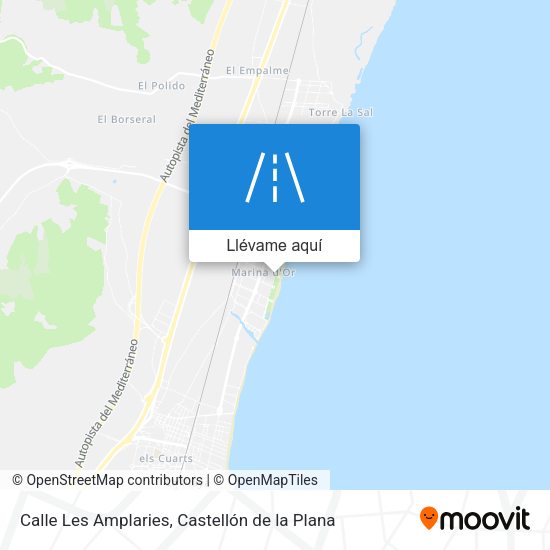Mapa Calle Les Amplaries