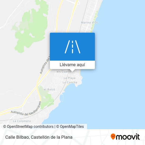 Mapa Calle Bilbao