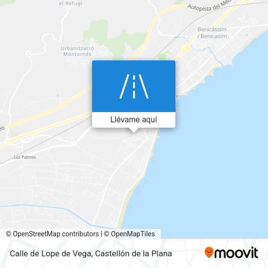 Mapa Calle de Lope de Vega