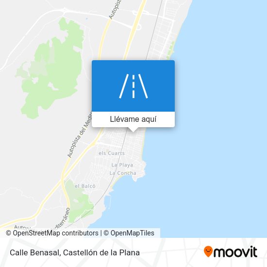 Mapa Calle Benasal